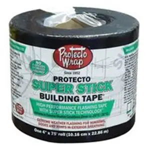 212 MAIN Protecto Wrap Adhesive Waterproof Tape, 4x75ft High-Tack PVC/Aluminum Building Tape with Strong Sealing Joints for Sailing Water Sports