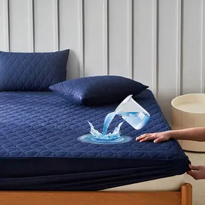 Deep Pocket Waterproof Bed Sheet King Queen Size, Deep Fitted, Fits Simmons Latex Various Mattresses, Superb Water Proof, Waterproof Mattress Cover