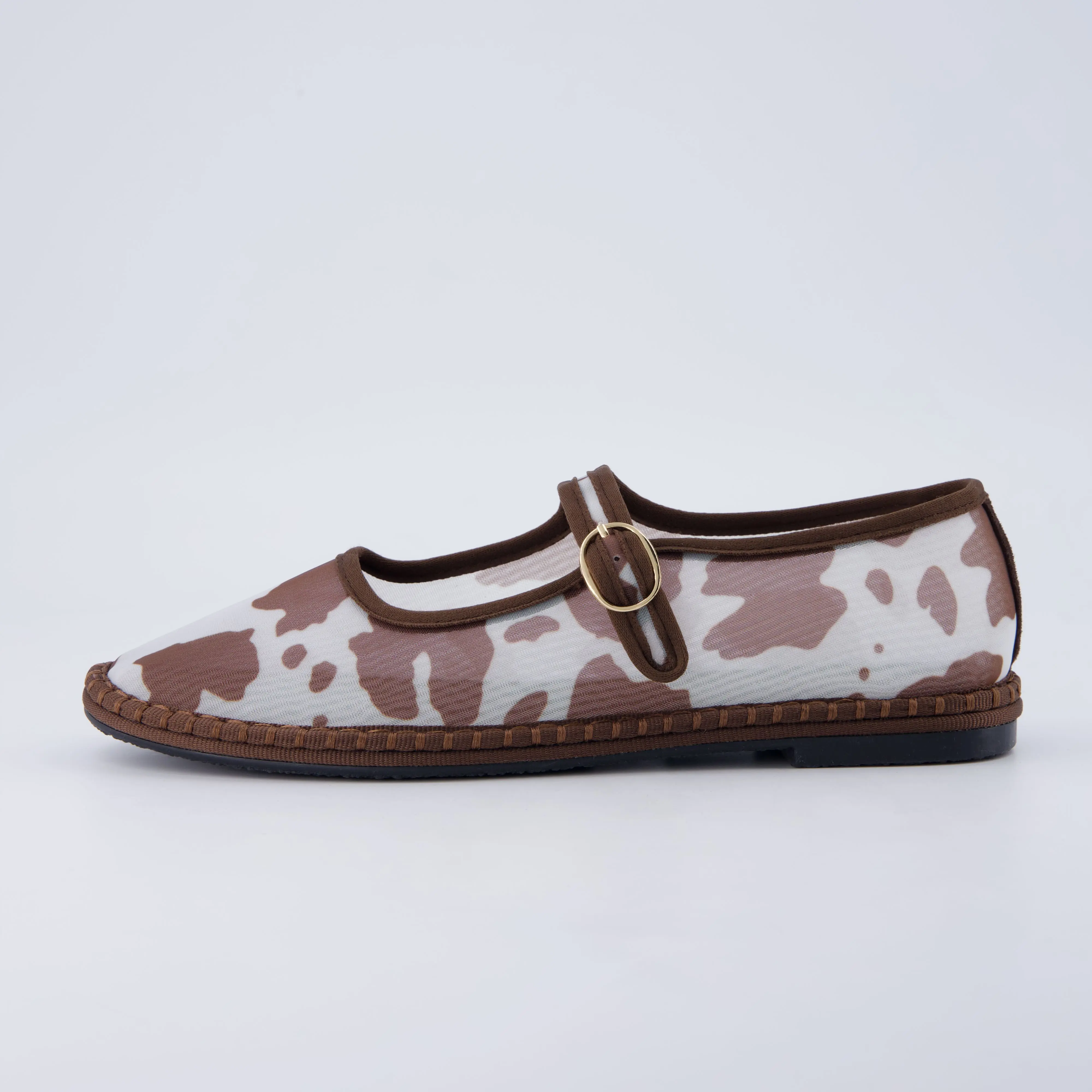 Brown/Cow Print