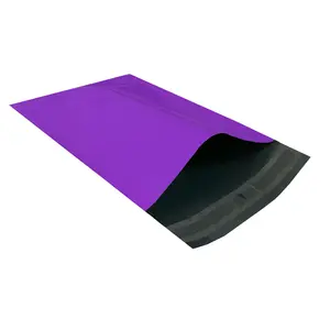 UOFFICE Purple Poly Mailer Envelopes 7.5" x 10.5" Pack of 500 - Moisture & Tear-Resistant Self-Sealing Tamper-Proof Shipping Bags