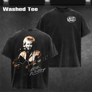 Vintage Keith Whitley Country Music 80s Retro Style Tee T Shirt Casual Classic, Top Men's and Women's Clothing