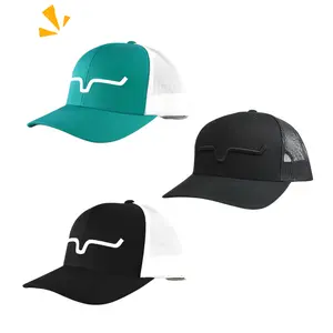Kimes Ranch Weekly Trucker Hat - Unisex, Adjustable Snapback for Outdoor Activities - Teal/White/ Black/White/ Black/Black