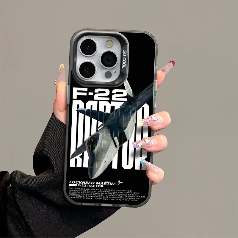 Performance fighter F-22 IPhone 17 Promax Phone Case Anti Drop Protective Case Suitable For iphone 16 15 14 13 SAMSUNG S26 S25 24 23 22 ULTRA Acrylic Phone Case