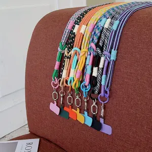 Ls Mobile phone lanyard Phone Charms Crossbody back & portable dual-purpose removable outdoor travel shopping mountaineering strap rope Cell Phone Charm