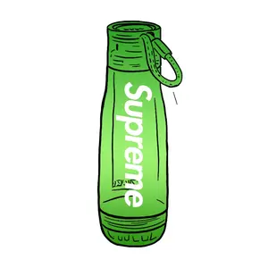 Supreme Zoku Glass Core 16 oz. Bottle Green by StockX
