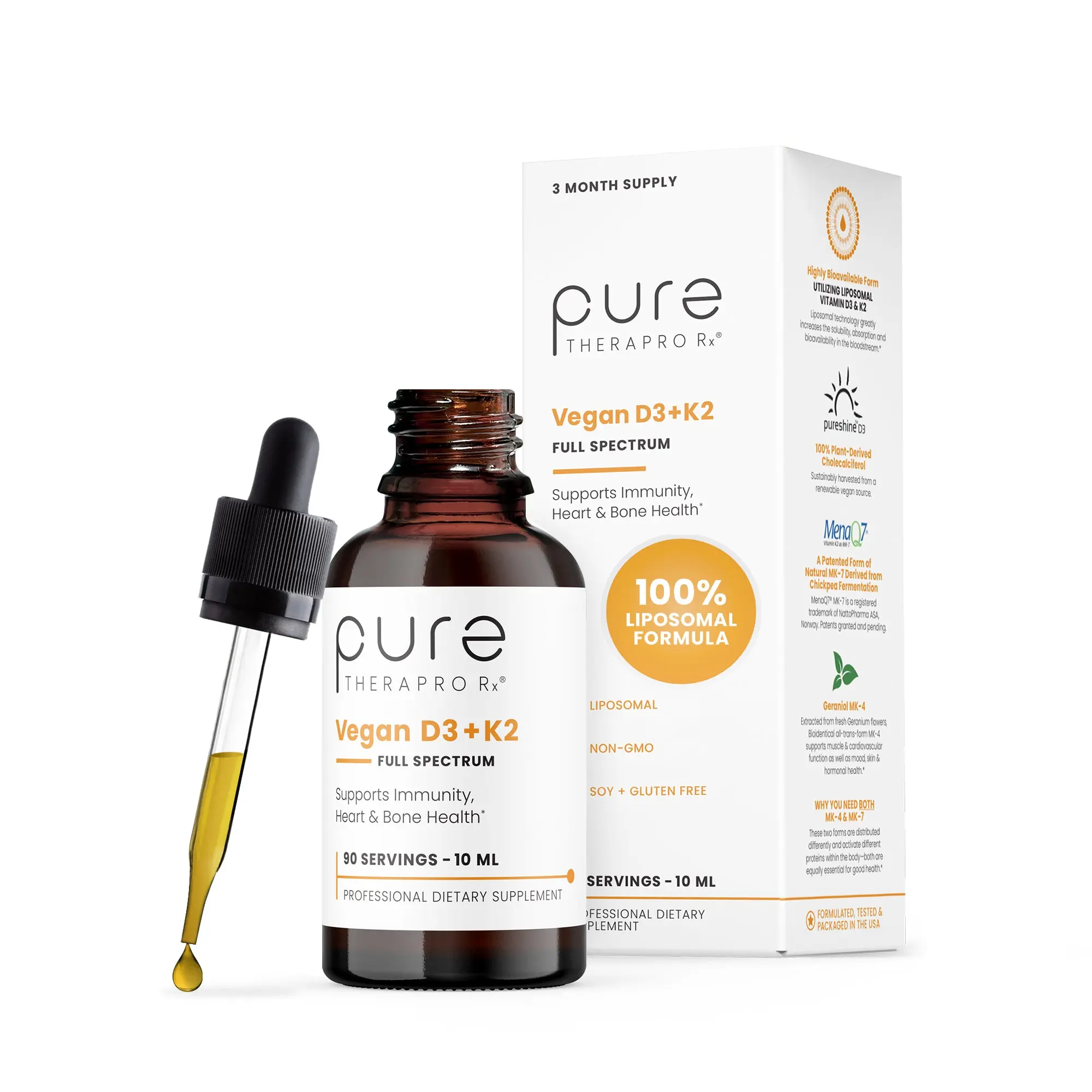 Vegan D3 + K2 Full Spectrum Vegan D3 + K2 Full Spectrum