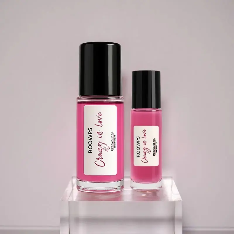 CRAZY IN LOVE ROLL ON OIL - ROOWPS  1 OZ Take A Bold Shot For Love, Lasting fragrance,  showcasing charm.