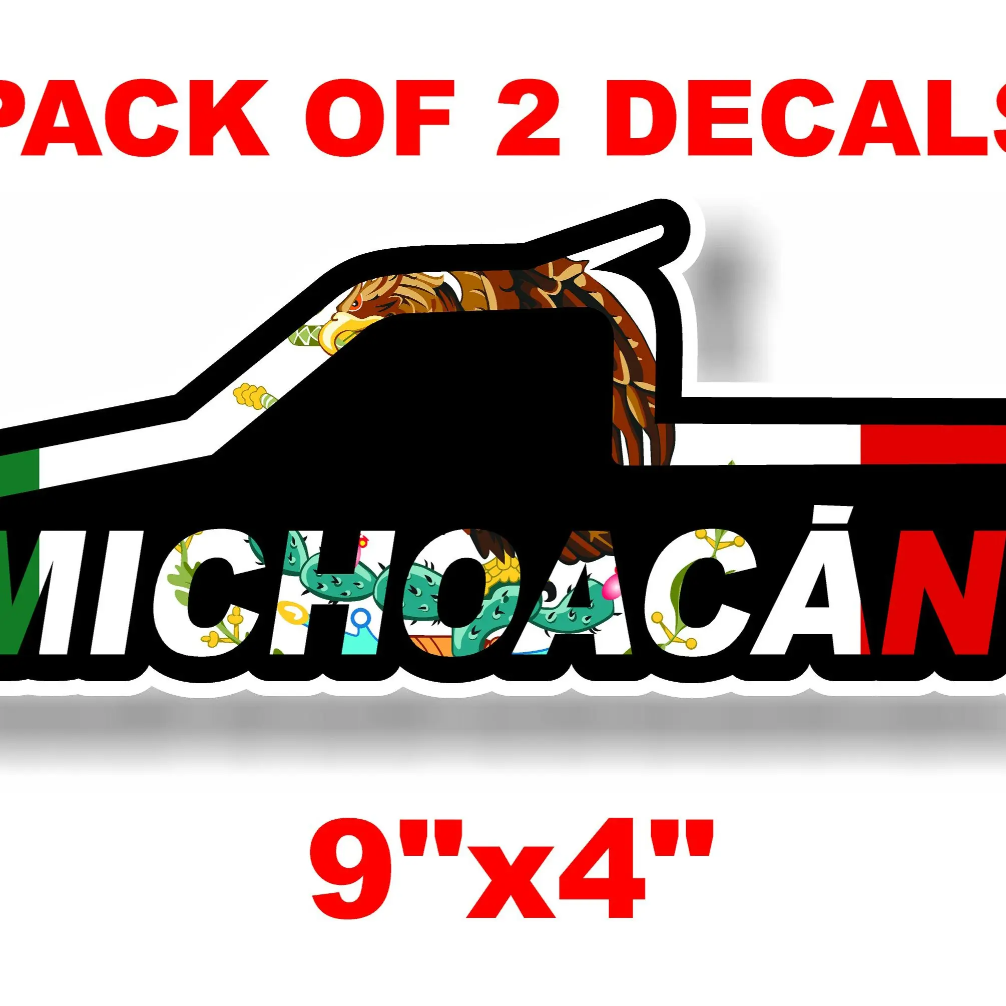 Michoacan Decal Trokita Decal Car Window Laptop Vinyl Sticker Mexico Truck pack