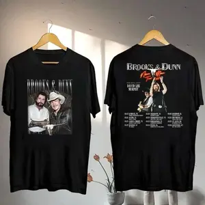 [SALE UP TO 30%] Brooks And Dunn Vintage Shirt Brooks and Dunn Neon Moon 2025 Tour Shirt Double-sided printing