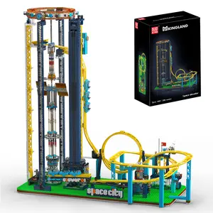Mould King 11031 Space Elevator Roller Coaster Electric Park Building Block Toy