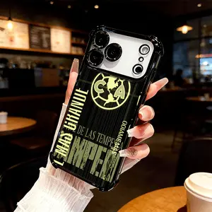 DLSU Logo Four Comer Ant-Fall Phone Case Transparent Electroplated Protective Cover for iPhone 17 16 Pro Max 15 Air Plus 14 13 12 11E