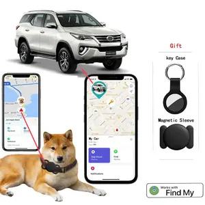 Mini GPS Tracker for Car, Tag Smart Tag Works with Find My Apple (iOS Only), Tracking Devices for Vehicle Pets Wallet, Suitcases, Wireless  GPS para Auto, Key Finder, Luggage Tracker, Dogs and Cats Locator, Replaceable Battery, IP67 Waterproof magnetic
