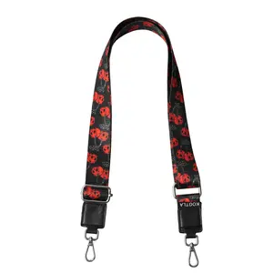 Wide Purse Strap Replacement, Funny Shoulder Bag Purse Straps Crossbody Bags, Brown for Tote Canvas Bag Handbag