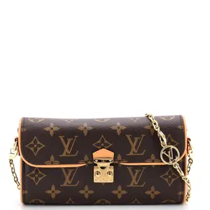 Pre-owned Louis Vuitton Canvas Coated Clutches & Wristlets Camille Pochette Monogram Canvas by Rebag