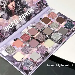 21-Color Cold Moon Eyeshadow Palette Shimmering Eyeshadow Palette Matte and Shimmer, Glittery, Multi-Functional Cosmetic Eyeshadow, Eye Makeup Product