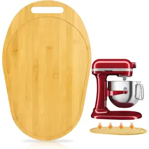 Mixer Slider for Kitchen Aid 5-8 Qt Bowl Lift Stand Mixer,  Appliance Sliding Mat for  5-8 Qt, Kitchen Countertop Accessories Mixer Moving Tray Attachments, With Handle