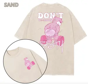 Don't Be Moody Grow Ya Booty Gym2025 Shirt, Gym Shirt, Graphic Gym Shirt, Vintage Washed Tee Contton, Gym Shirt Women, For Men, Ful Size