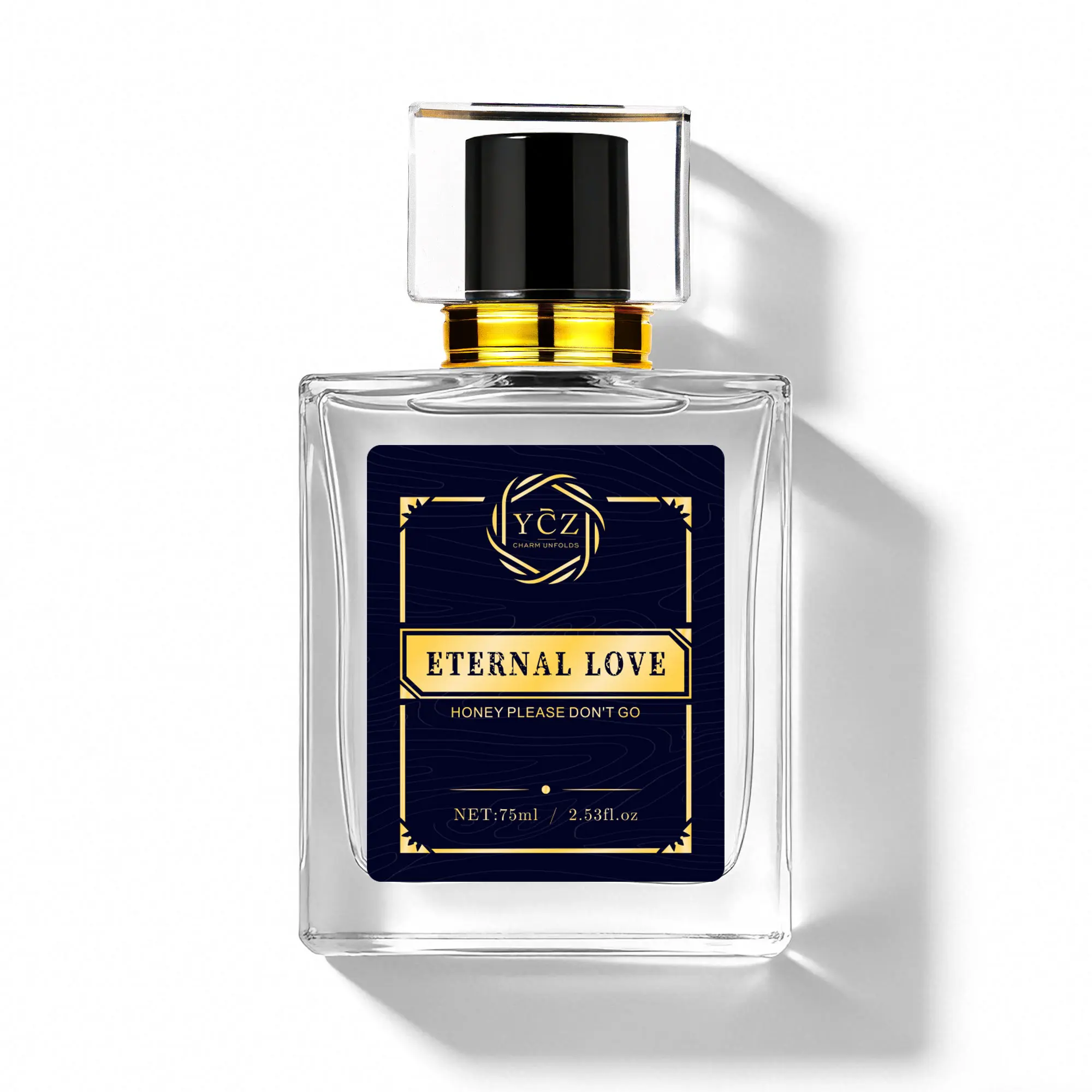 YCZ Midnight Revelry Eau de Parfum 2.6 fl oz | Exotic Fougère Fragrance for Men, Bold & Captivating, Long-Lasting for Dates, Parties and Evening Social Occasions, Inspired by Rich Multi-Layered Vintage Woody Floral Fougère Aroma