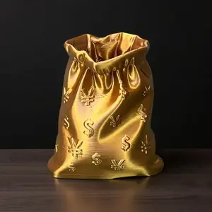 Pen Holder, 3D Printed Storage Organizer, Office Supplies, Living Room Desk Decor, Multifunctional Creative Desktop Accessory, Gift for Students and Friends