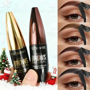 1PC Peel-off Eyebrow Gel - Brow Styling Gel, Long-lasting, Semi-permanent Eyebrow Color, Light and Non-sticky, Suitable for All Skin Types, Waterproof, Time-saving, Ideal Christmas Gift Series