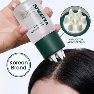 Scalp Care Hair Growth Serum for Thinning Hair — Korean Peptide Complex Formula, Plant-Based Bio-Active to Strengthen Roots, Soothe Scalp & Boost Fuller-Looking Strands, 100ml