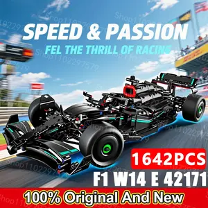 1642 New F1 Racing Car Assembly Model Kit, High Ratio DIY Toy, Collectible Gift for Kids and Adults, Handmade Decoration Puzzle