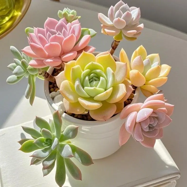 500Pcs Mixed-Color Mountain Rose Succulent Seeds – Rare Vibrant Succulents for Home & Garden, Easy to Grow & Low Maintenance