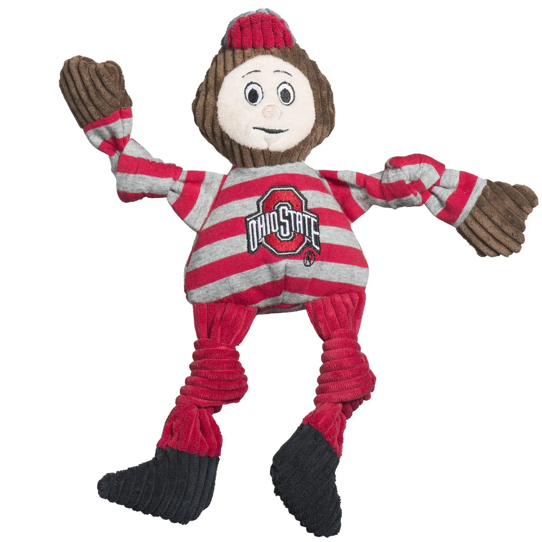 Ohio State University Brutus the Buckeye Knottie® - University Mascot Dog Toy
