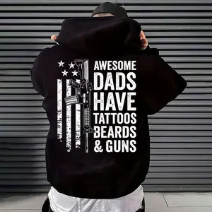 Awesome Dads Have Tattoos Beards Shirt