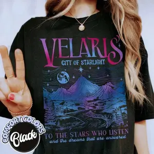 Velaris City Of Starlight Acotar [100% cotton] Shirt,The Night Court Shirt,Bookish Gift,Court Of Thorns And Roses, City Of Starlight Shirt