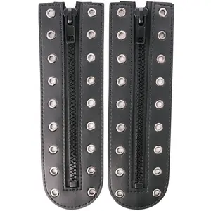 Black - GI Type Zipper Boot Lace Set
