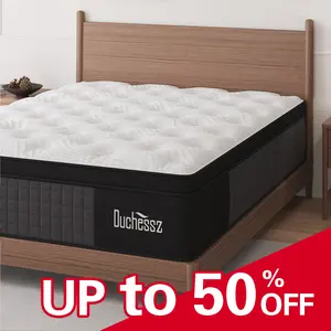 12" 14" Twin Full Queen King Mattress Memory Foam Boxed with 7-Zone Pocket Spring Medium Firm Feel Ergonomic Design CertiPUR-US Fiberglass-Free High-Quality Edge Support Gel Memory Foam Infused