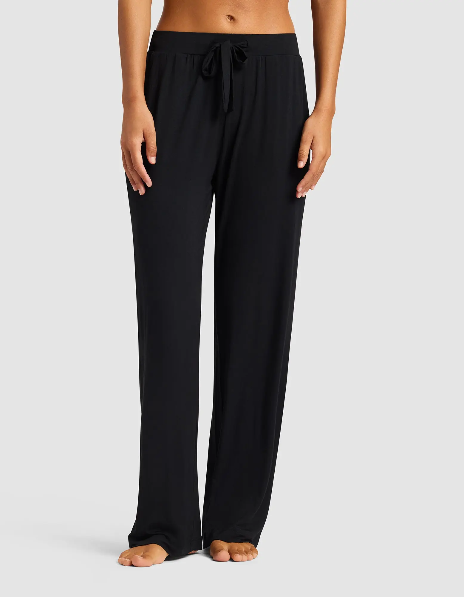 Cozy Earth Women’s Bamboo Stretch-Knit Pant | Ultra-Soft Bamboo Lounge Pants with Drawstring Waist & Pockets