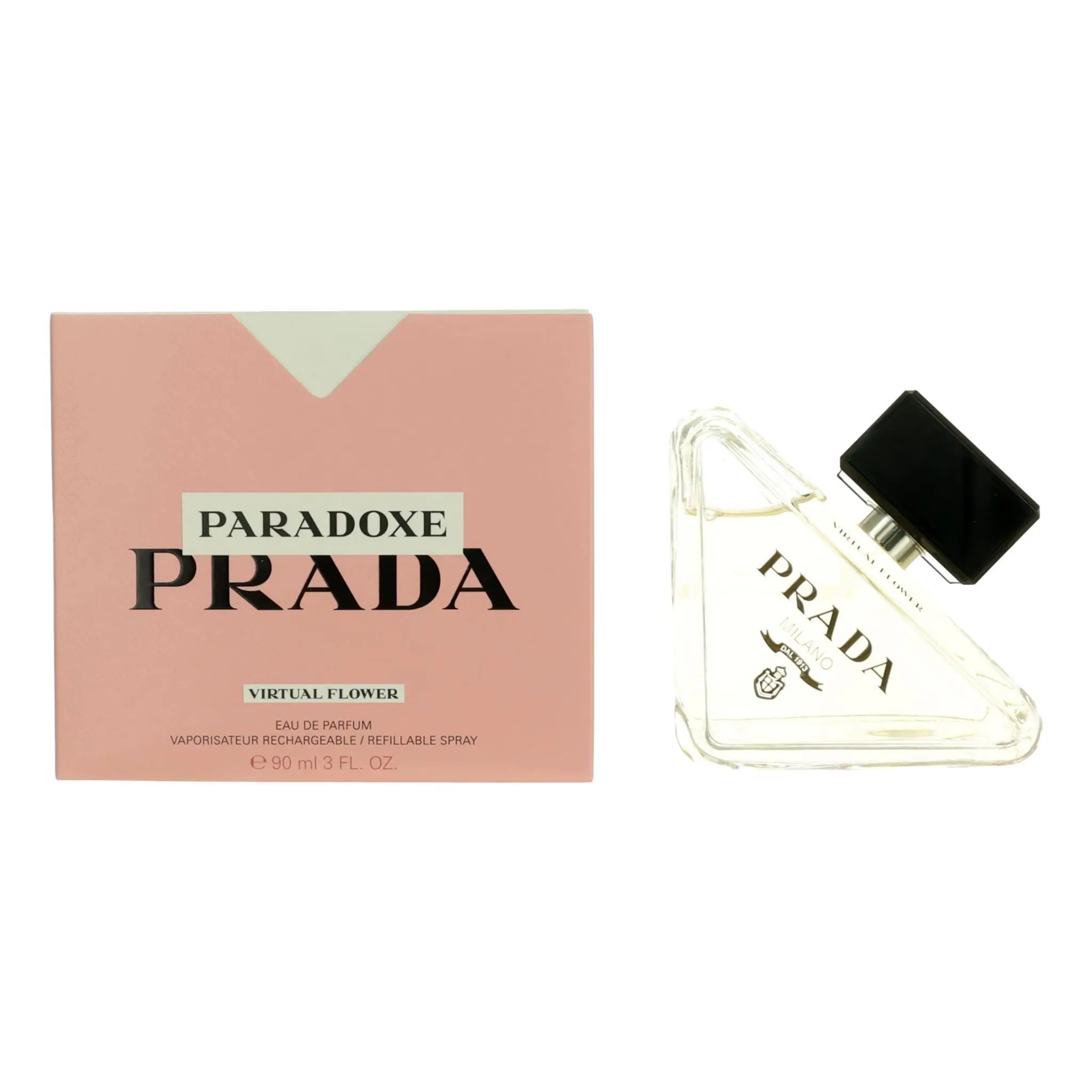 PRADA Paradoxe Virtual Flower EDP, 3 oz / 90ml Eau de Parfum Bottle Women's Fragrance, Floral Scent Perfumes for Women