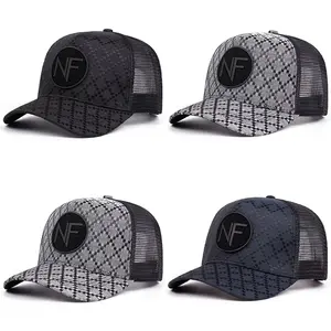 NEW HATS NF grid Embroidered Hip Hop Breathable Unisex Baseball Cap Trucker Cap For Women And Men Casual Outing Hat Outdoor Activities Adjustable Snapback Cap