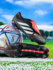 Men's Professional Football Shoes Long Stud Ag Fg Outdoor Sports Comfortable Breathable Artificial Grass Training Competition Shoes