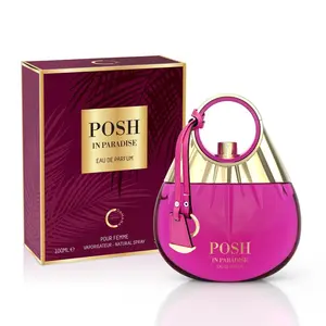 Posh In Paradise Camara Perfume 100 ml for Women - Eau de Parfum in Pink and Gold
