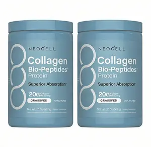 3x NeoCell Collagen Bio-Peptides Powder 20oz - Grassfed Protein Supplement - Advanced with 18 Essential Amino Acids