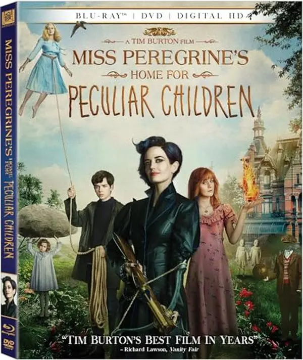 Used Book - Miss Peregrine's Home for Peculiar Children (New Blu-ray, DVD, Digital HD) - English, Starring Rupert Everett, Eva Green, Lauren Mccrostie, Raffiella Chapman