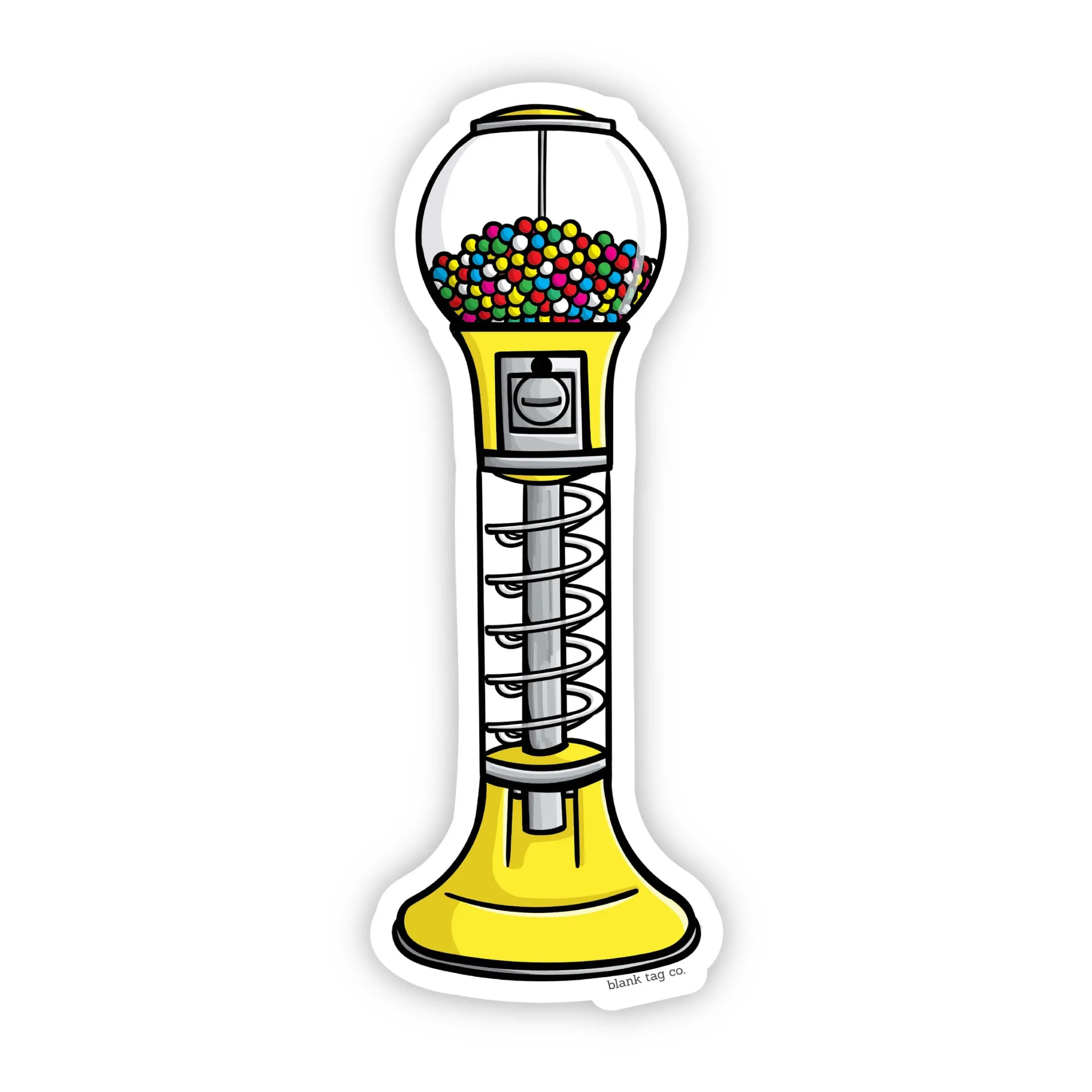 Blank Tag Co.® Waterproof Sticker - Gumball Machine