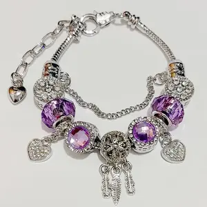 Fashion women's adjustable snake chain beaded bracelet, cute cartoon design, hypoallergenic and nickel-free, suitable for daily wear and gift giving