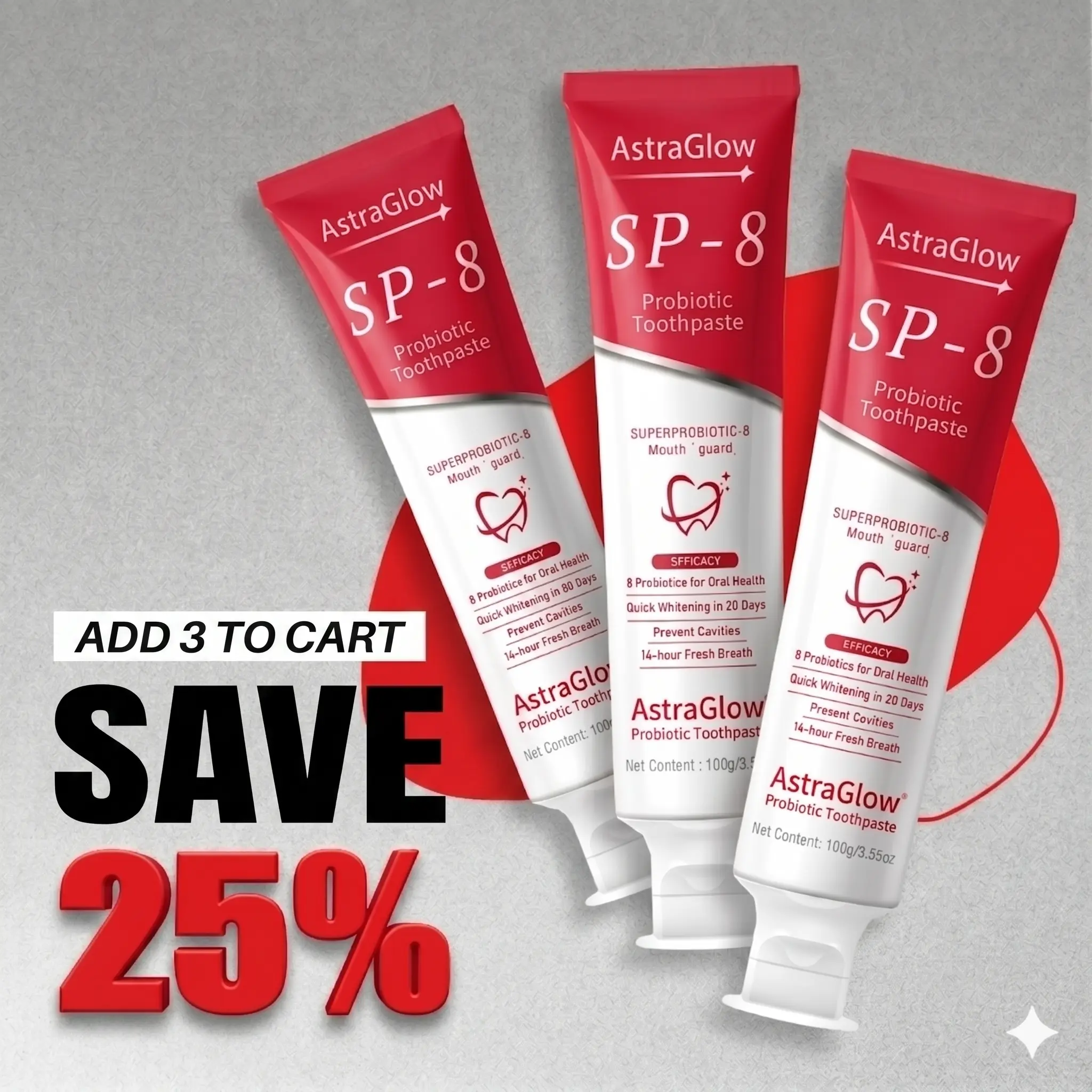 [NEW] AstraGlow SP-8 ProRepair Toothpaste for Oral Health, Free of Fluoride-hydroxyapatite toothpaste official authentic product