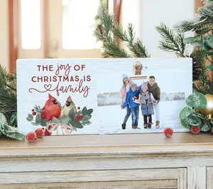 Sincere Surroundings 12" Joy Christmas Cardinals Picture Clip