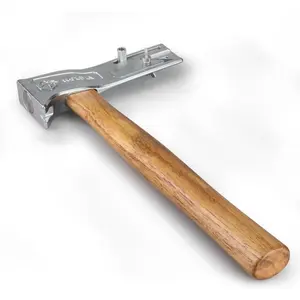 Magnetic Roofing Hatchet, Magnetic Roofing Hammer, Wooden Handle, Efficient Tool for Quick Nailing, Hardware
