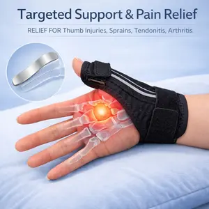 Adjustable Fit Wrist Thumb Protector, Stable Thumbs Up Support, Stability Support, Daily Comfort, Universal for Both Hands, Relieves Wrist Pain