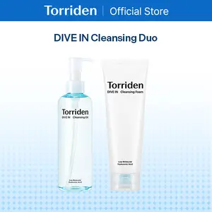 [Torriden Official] DIVE IN Cleansing Duo | Daily Hydrating Cleanse with Cleansing Oil + Cleansing Foam
