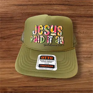 JESUS PAID IT ALL - UNISEX TRUCKER HAT