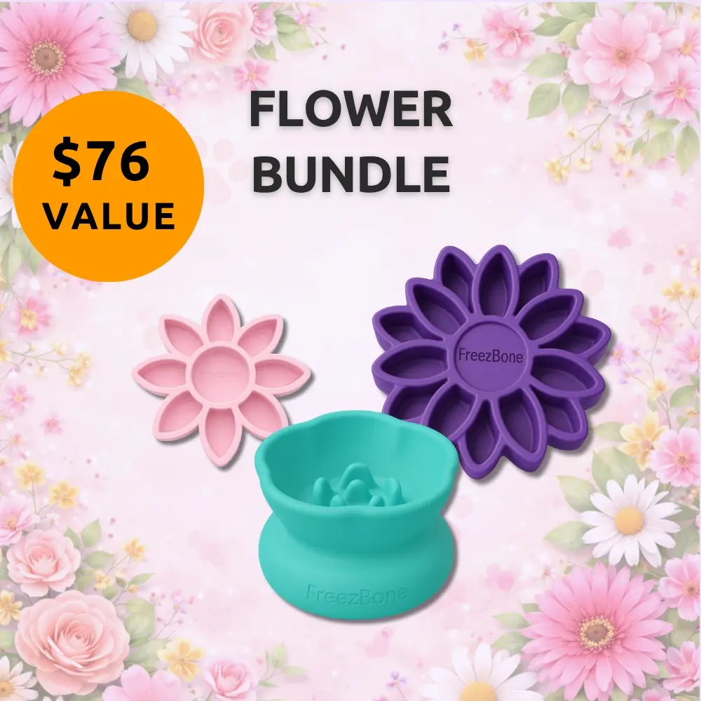 Flower Bundle - Beautiful spring-inspired bones that actually calm your dog