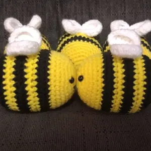 Handmade Crochet Bumblebee