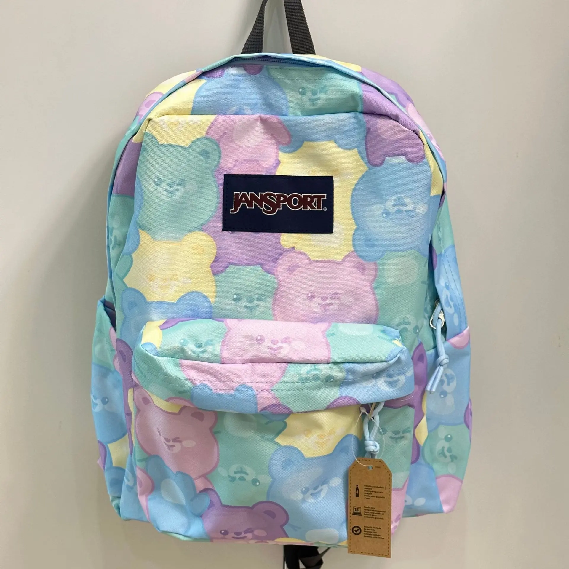 JanSport Cool Student Backpacks - Abrasion Resistant Student Pack with Dual Storage Compartments, Built-In Front Small Item Organizer - Teen Backpacks, Campus Bookbags, Casual Travel Carryalls